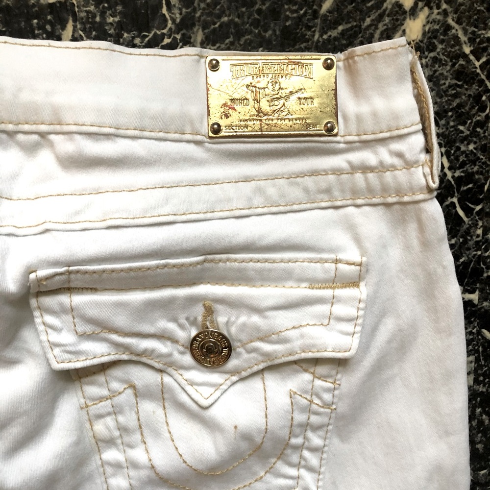White True Religion Jeans GUC SZ 31 😍😍😍